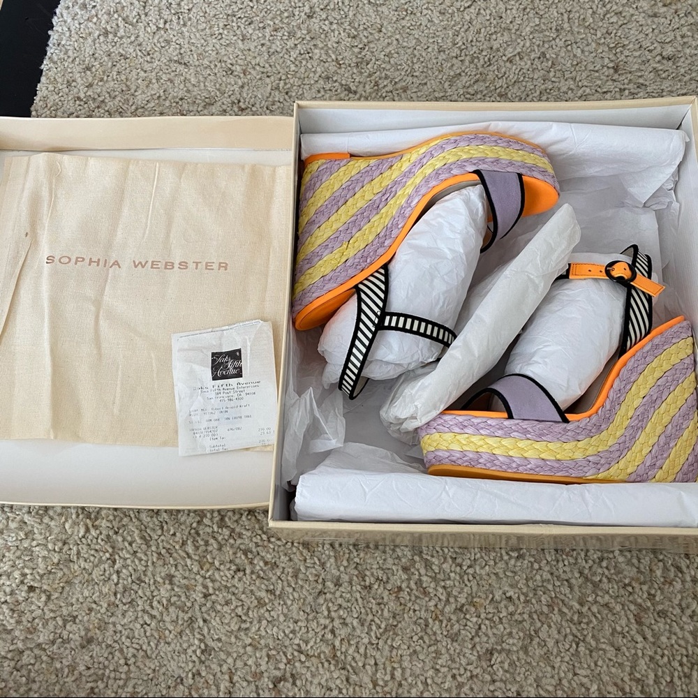 New Sophia Webster Platforms Wedges Sandals
